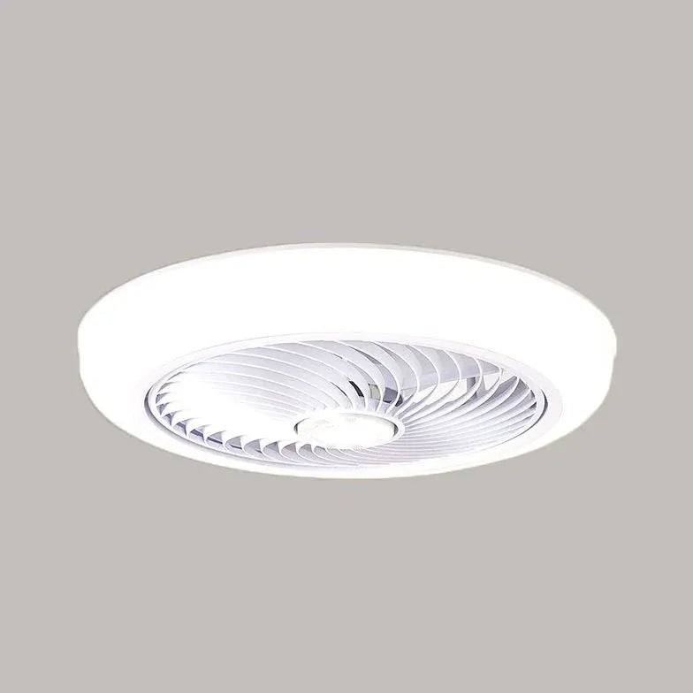 Unsichtbarer Spiralschlafzimmer Deckenventilator mit Licht