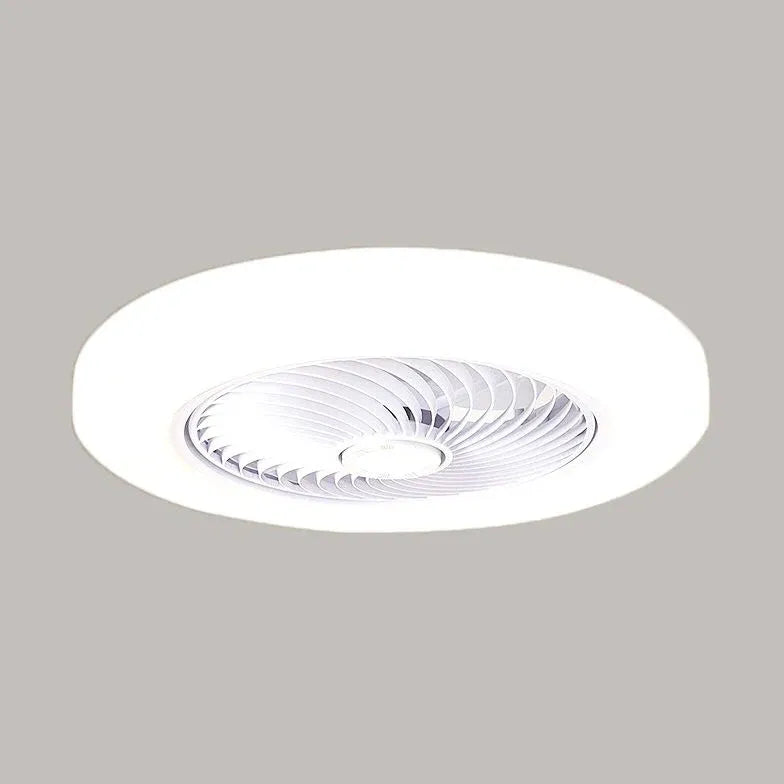 Unsichtbarer Spiralschlafzimmer Deckenventilator mit Licht