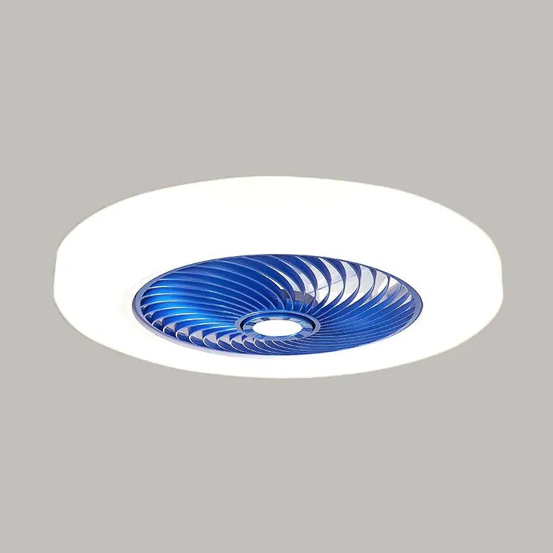 Unsichtbarer Spiralschlafzimmer Deckenventilator mit Licht