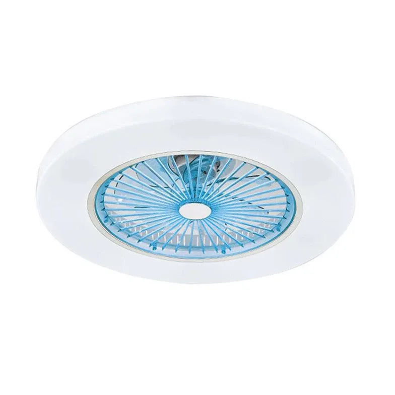 Integrated Disc Bedroom Ceiling Fan with Light