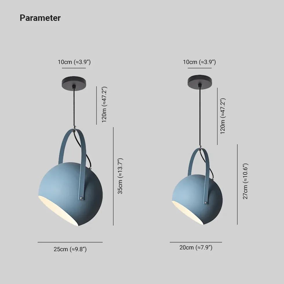 Pendelleuchte Kugel LED moderne bunte Einzelleuchte