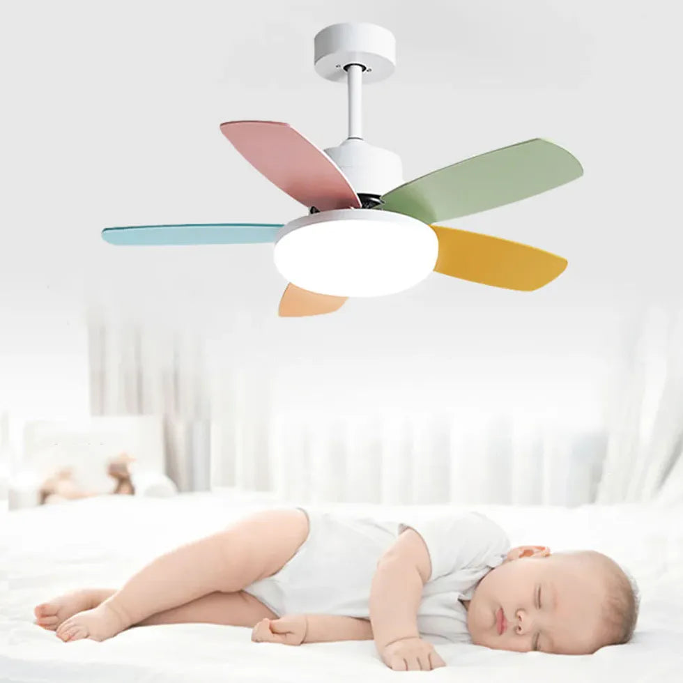 Macarons Schlafzimmer Deckenventilator mit Licht