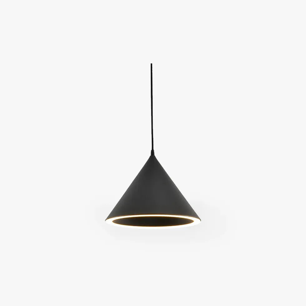 Creamy White Cone Modern Pendant Light