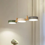 Colorful Disc Dining Room Modern Pendant Light