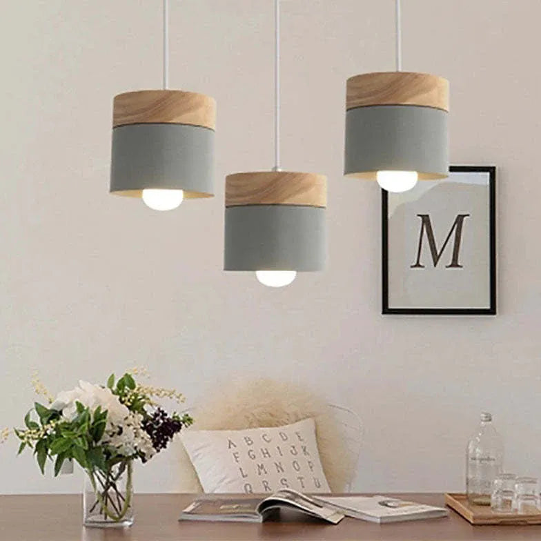 hängelampe holz led nordisch modern schlicht elegant