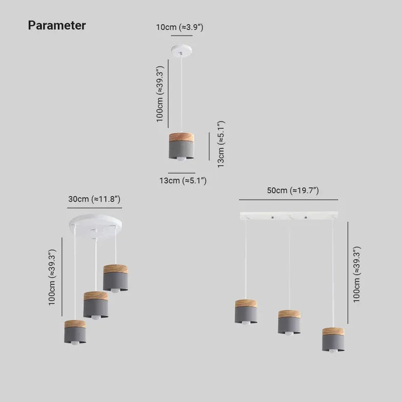 hängelampe holz led nordisch modern schlicht elegant