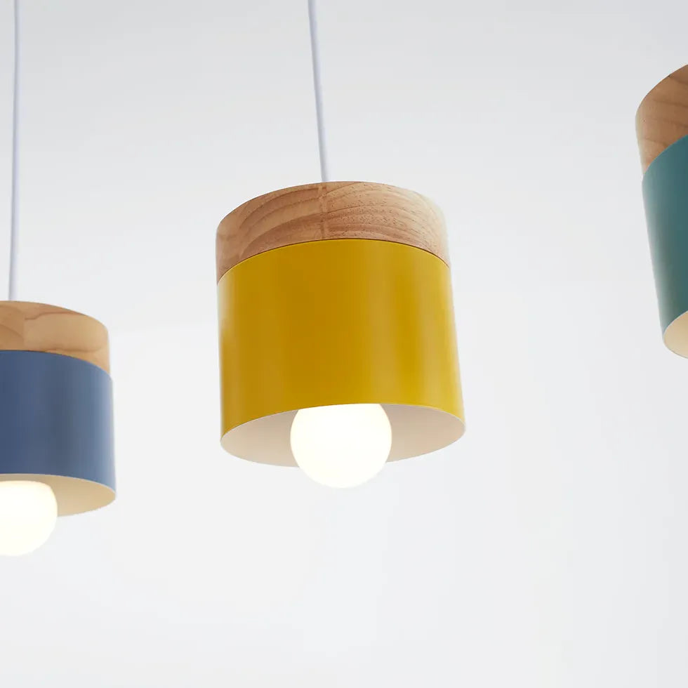 hängelampe holz led nordisch modern schlicht elegant