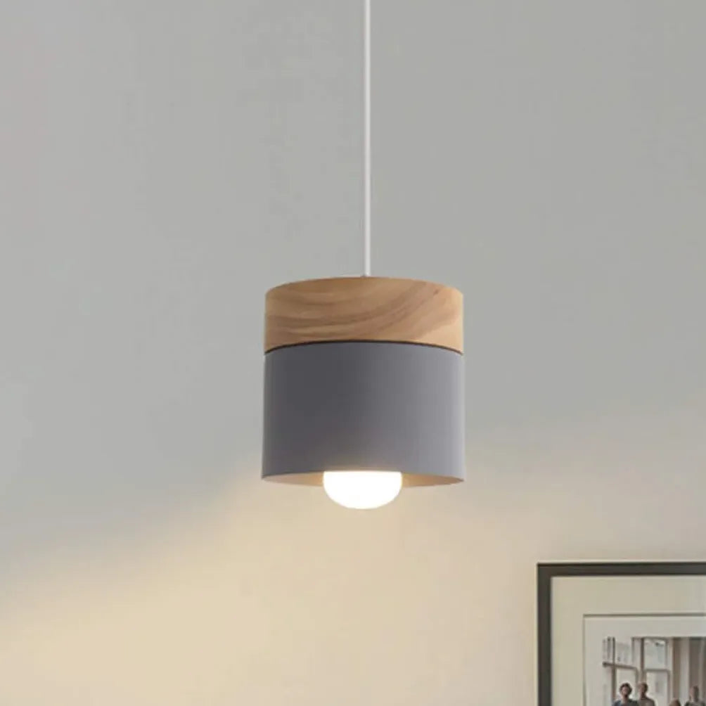 hängelampe holz led nordisch modern schlicht elegant