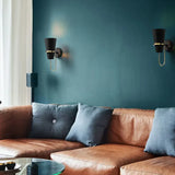 blue wall lighting modern indoor