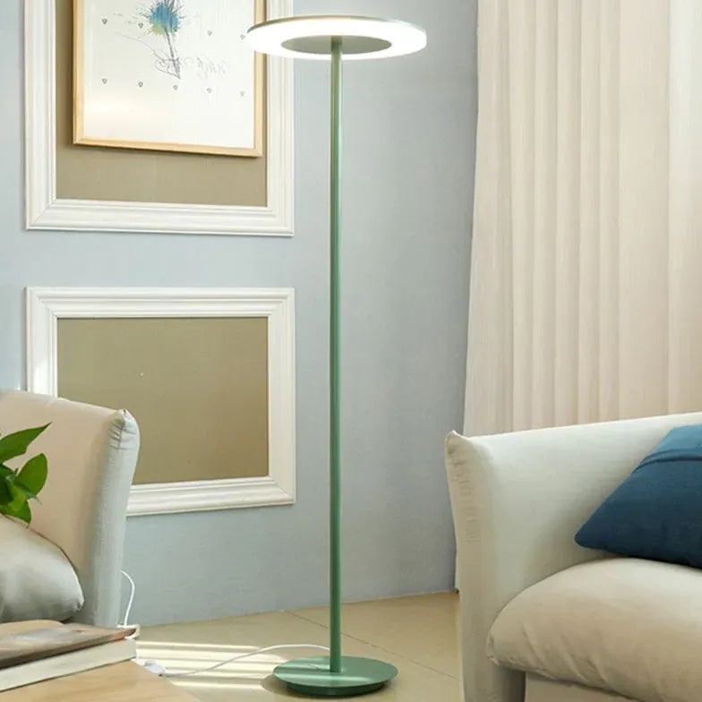 Circular Ring Long Pole Floor Lamp