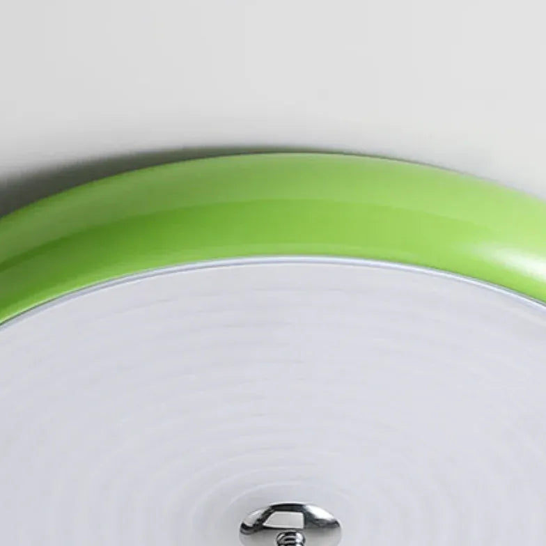 Green Round Cake Led Flush Ceiling Lights