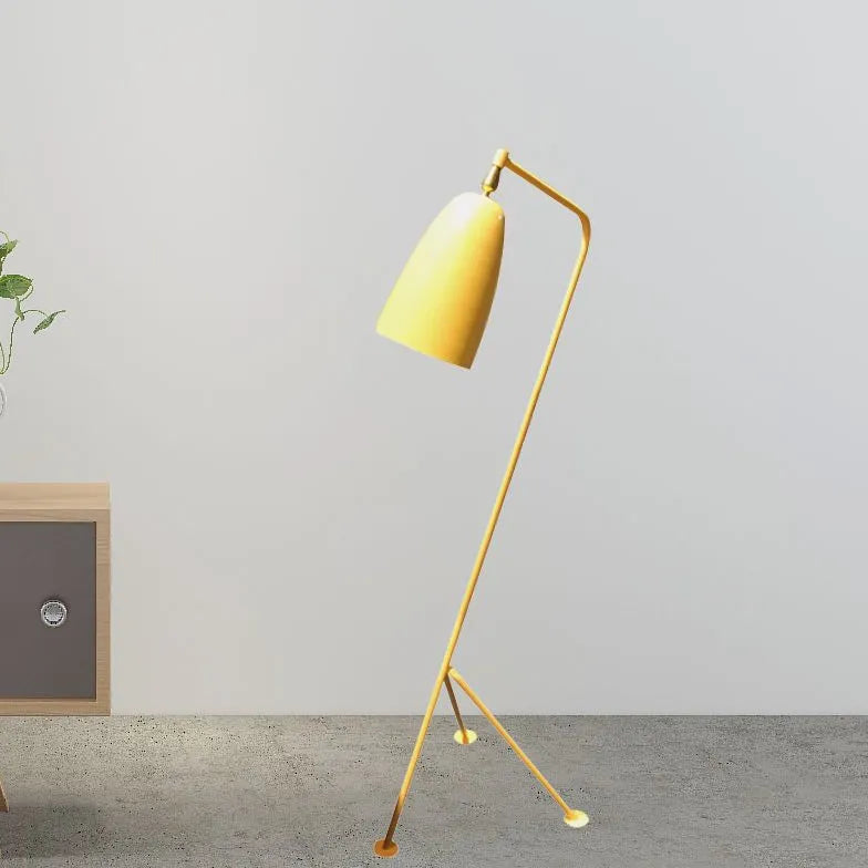 Slanted Tripod Minimalist Floor Lamp