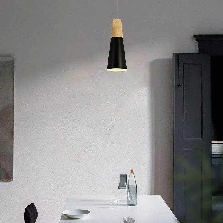 Pendelleuchte einzeln höhenverstellbar nordisch modern Holz - Clowas.de