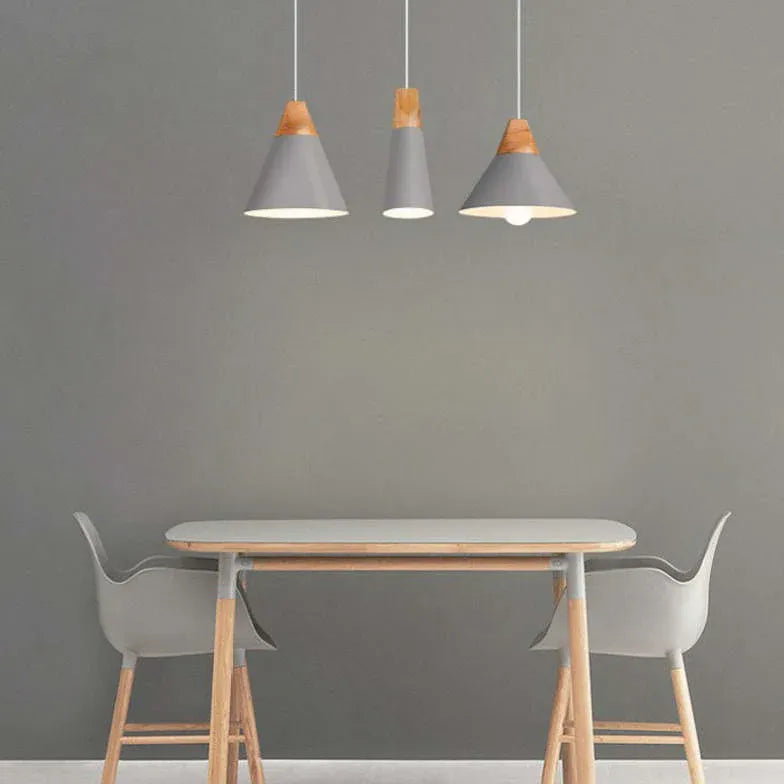 Pendelleuchte einzeln höhenverstellbar nordisch modern Holz - Clowas.de