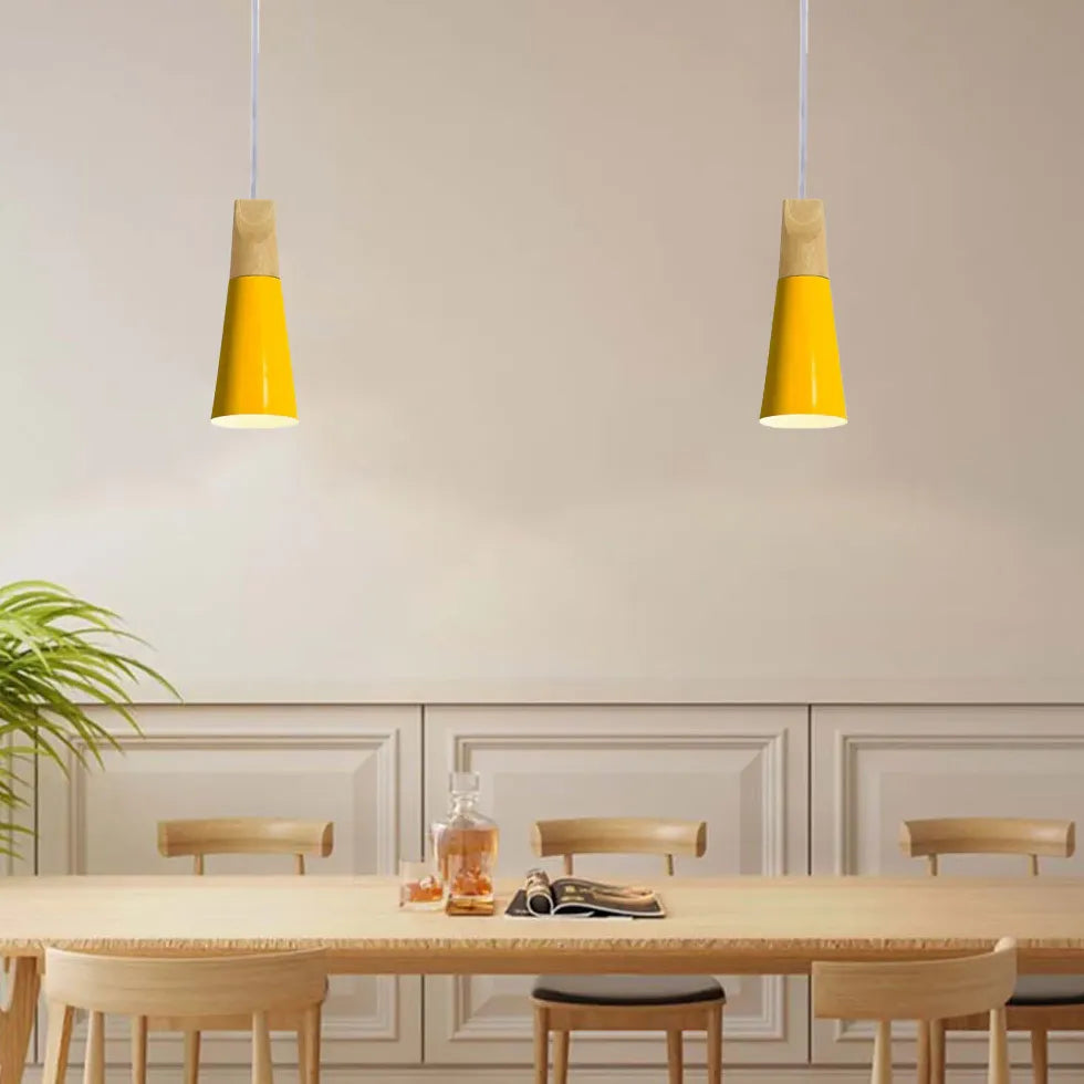 Pendelleuchte einzeln höhenverstellbar nordisch modern Holz - Clowas.de
