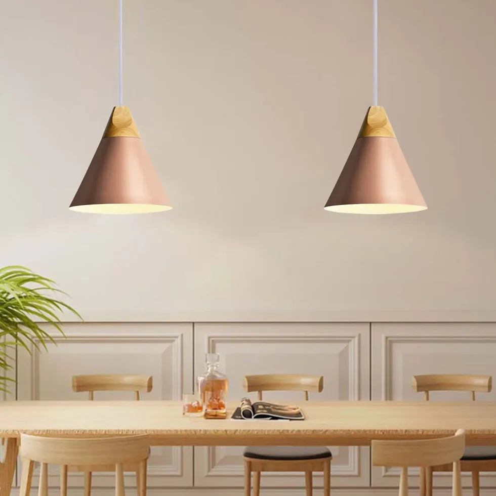 Pendelleuchte einzeln höhenverstellbar nordisch modern Holz - Clowas.de