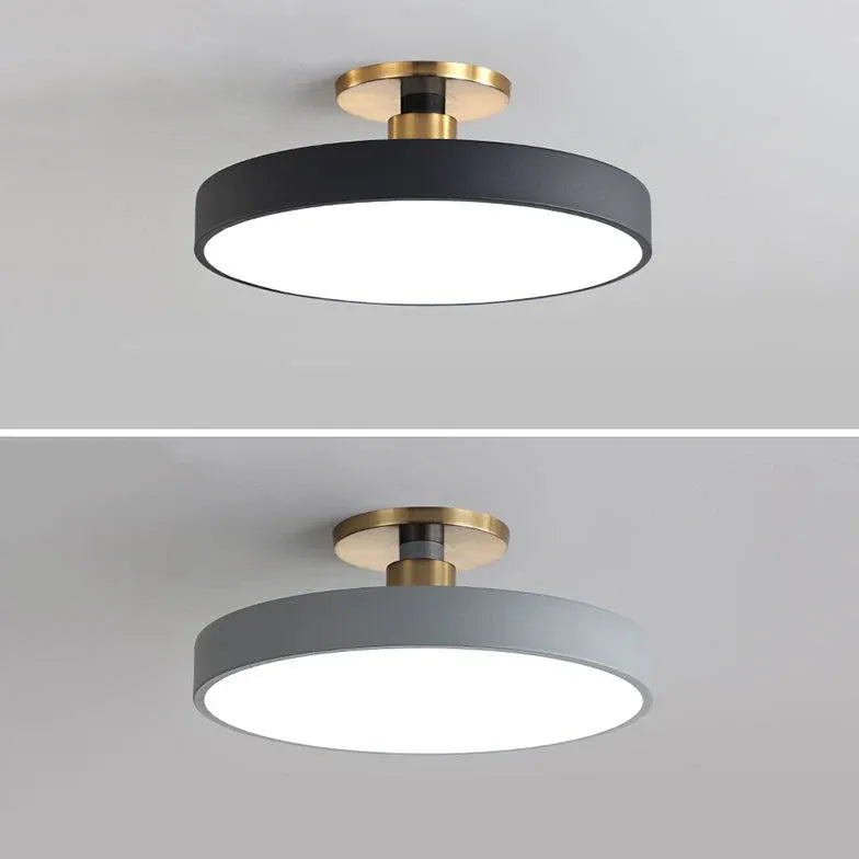 Disc Modern Minimalist Bedroom Ceiling Light