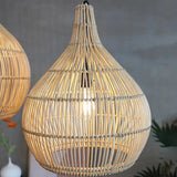 Boho Pendelleuchte Nordisch Modern Einfach Bambus Rattan