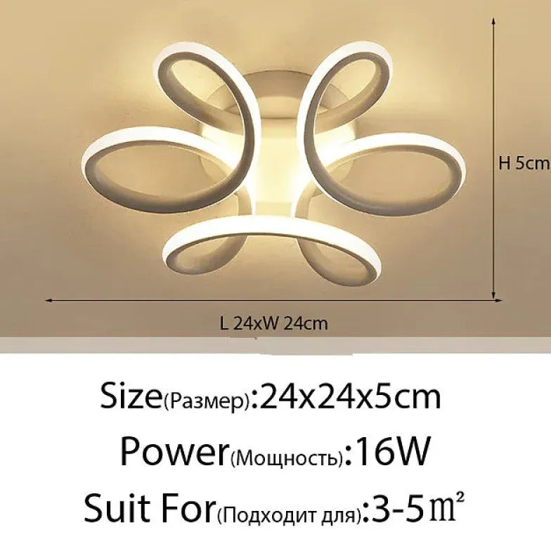 Novel Deckenleuchte LED nordisch modern einfacher Stil - Clowas.de