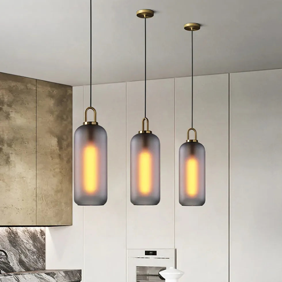 Hängelampe Grau Schlafzimmer Nordisch Minimalistisch Leicht Luxuriös - Clowas.de