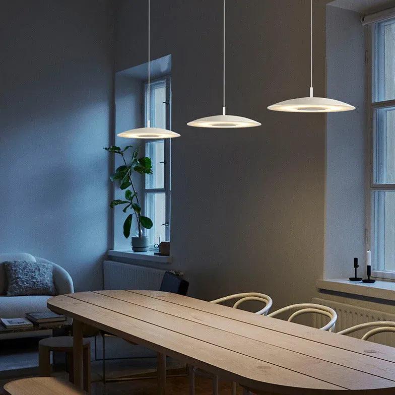 pendelleuchte esstisch rund weiß modern elegant - Clowas.de