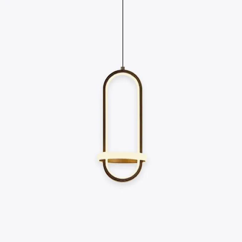 Oval Ring Bathroom Modern Pendant Light