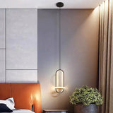 Oval Ring Bathroom Modern Pendant Light