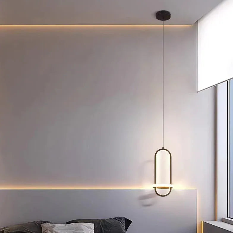 Oval Ring Bathroom Modern Pendant Light