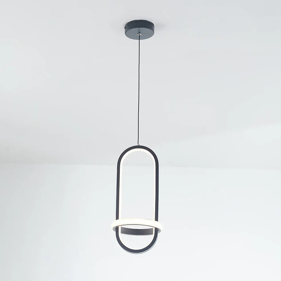 Oval Ring Bathroom Modern Pendant Light