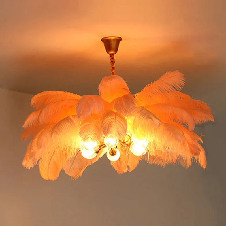 Feather Luxury LED Modern Pendant Light