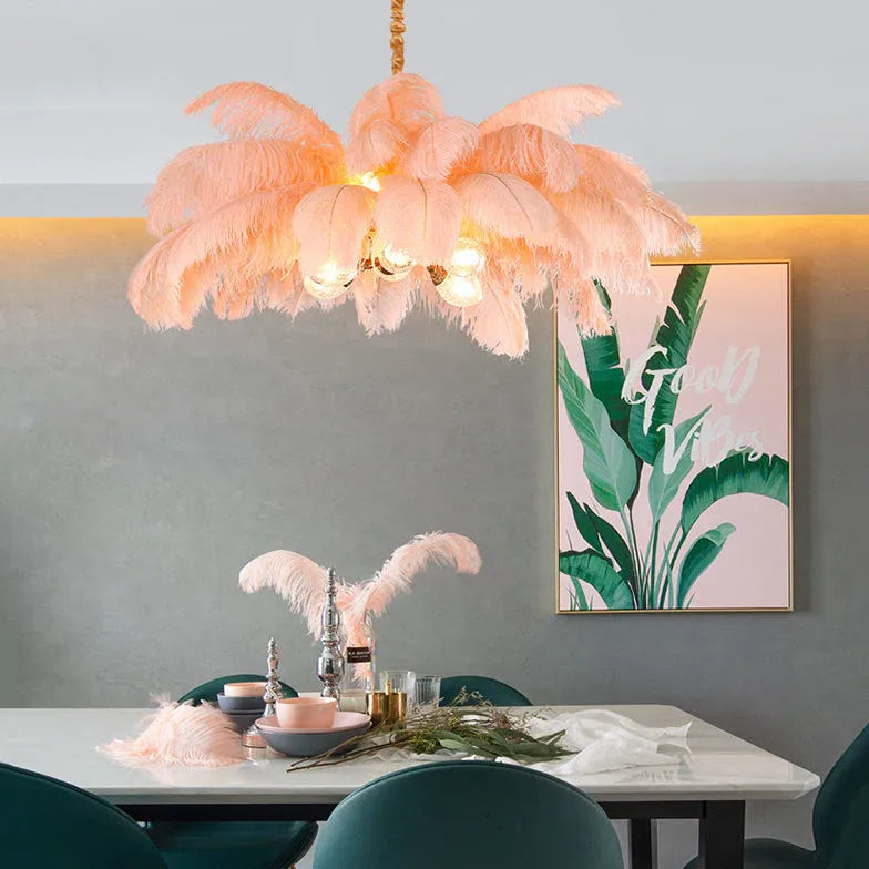 Feather Luxury LED Modern Pendant Light