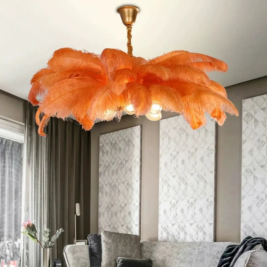 Feather Luxury LED Modern Pendant Light