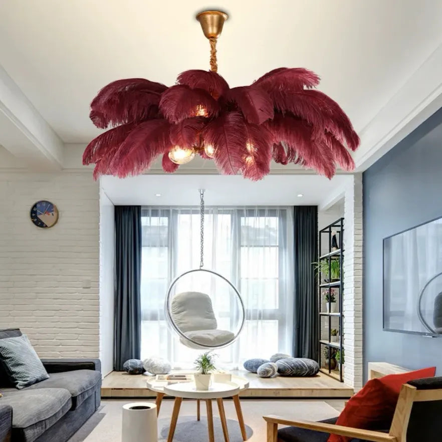 Feather Luxury LED Modern Pendant Light