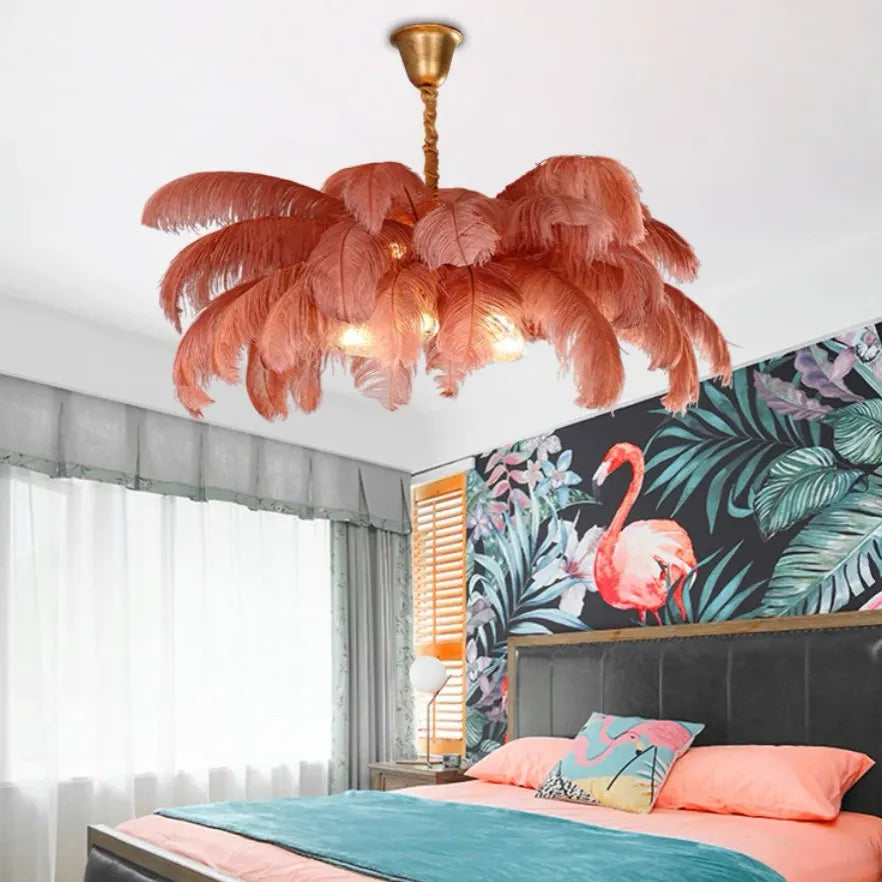 Feather Luxury LED Modern Pendant Light