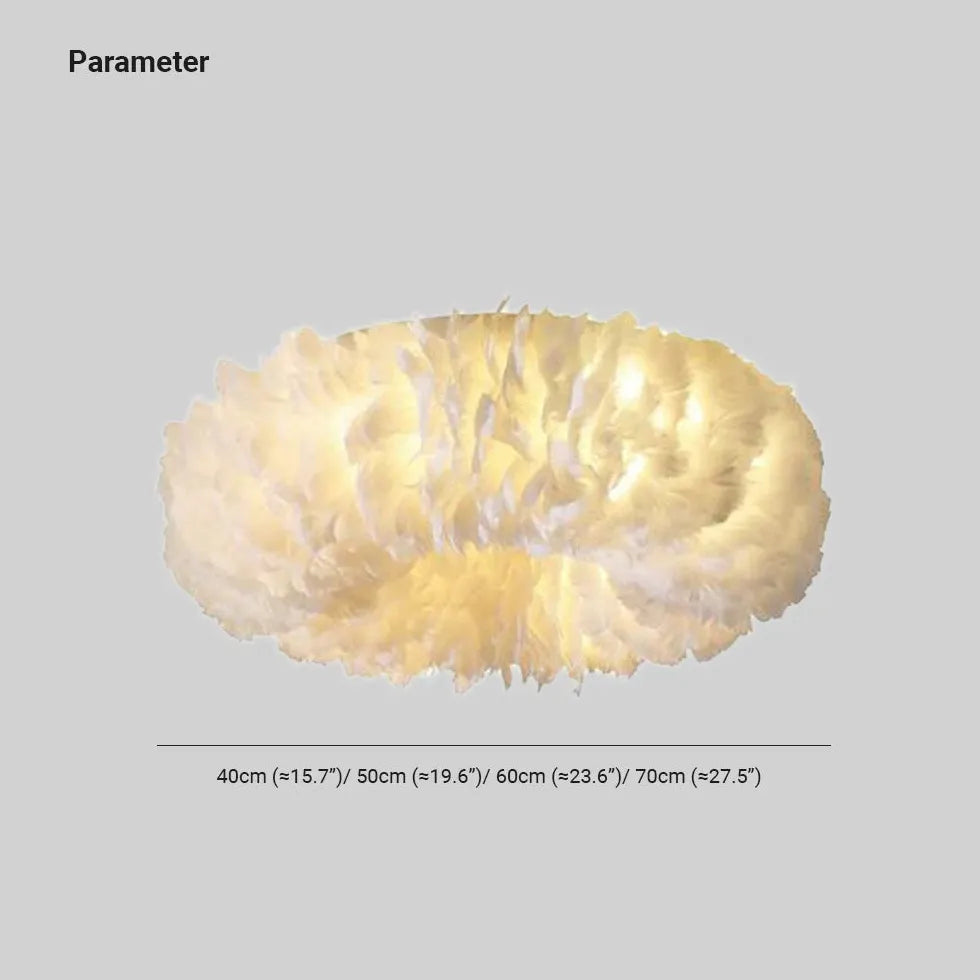 Deckenleuchte Federn nordisch kreatives minimalistisches Design