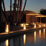 Rectangular Candle Led Outdoor Floor lamps