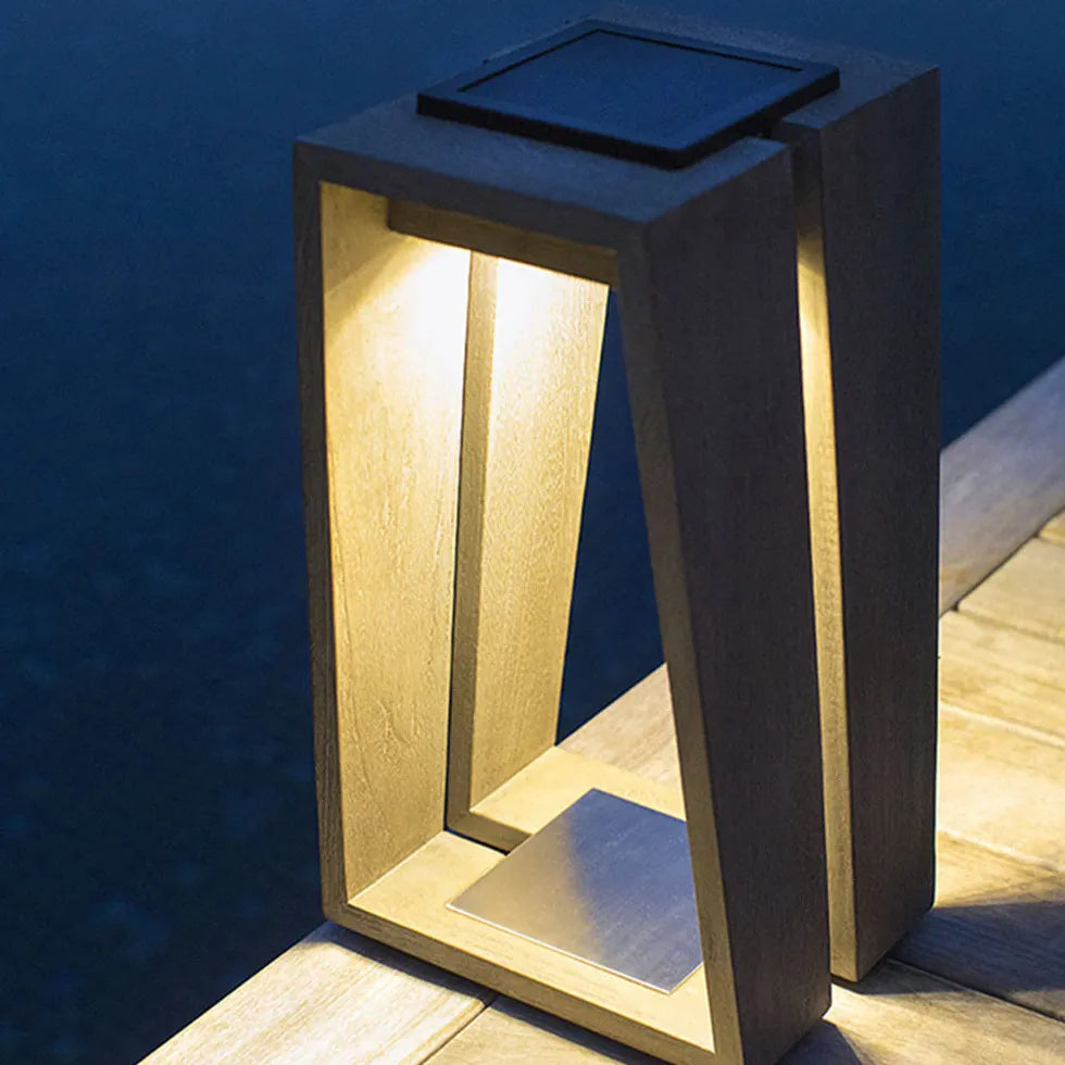 Rectangle Black Led Outdoor Floor lamps