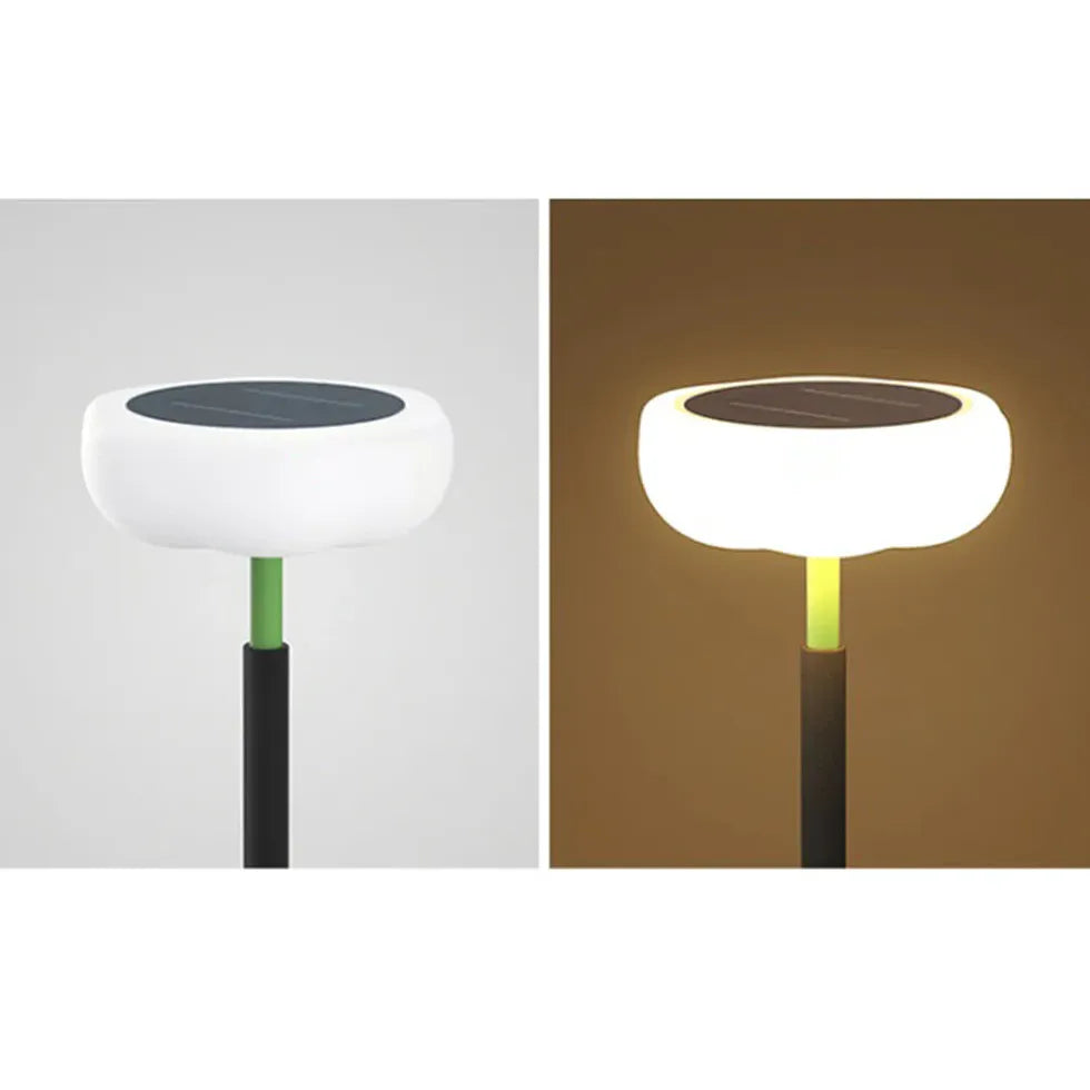 High-pole solar outdoor floor lamp