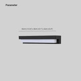 Rectangle Led Solar Outdoor Wall Lights