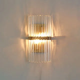 Fluted Glass Wall Light Bedroom Modern