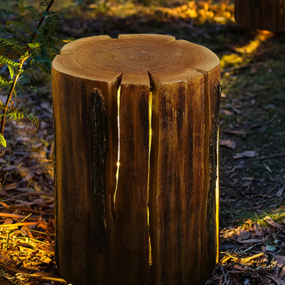 Sockel Dekoleuchte für Holzpfosten Terrasse Outdoor