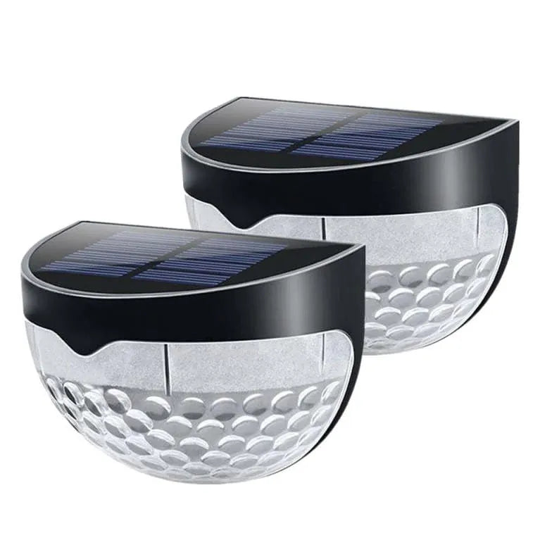 Shell Sensor Solar Outdoor Wall Lamp