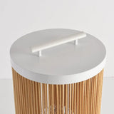 Outdoor Stehlampe Terrasse im modernen Bambusdesign - Clowas.de