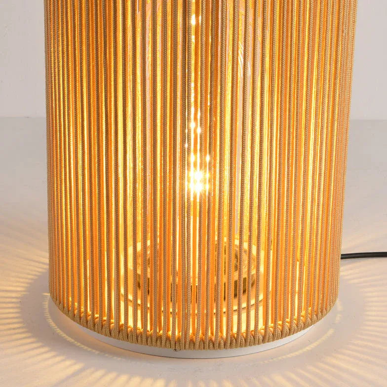 Outdoor Stehlampe Terrasse im modernen Bambusdesign - Clowas.de