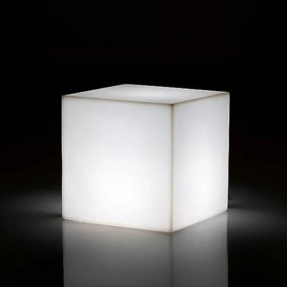 Outdoor Stehlampe weiß minimalistisches Quadrat Design - Clowas.de