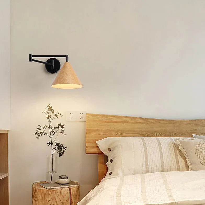 Adjustable Cone Bedroom Wall Lights