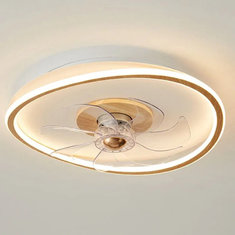 Ring warmmännischer unsichtbarer Deckenventilator mit Licht