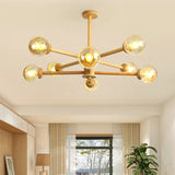 Bubble Wooden for Living Room Pendant Light