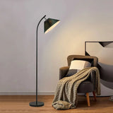 Schwarz minimalistische moderne gewölbte Stehlampe