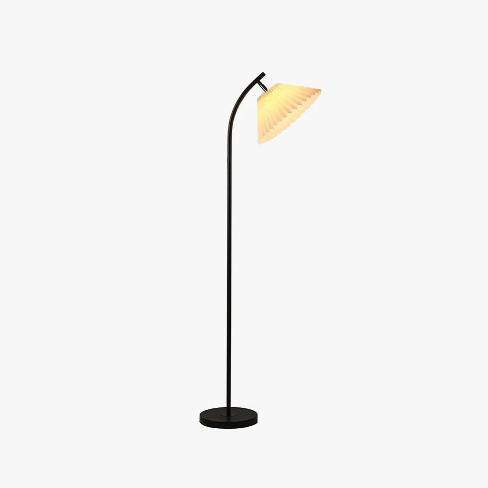 Schwarz minimalistische moderne gewölbte Stehlampe